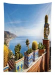 Taormina Coastline Photo 3d Printed Tablecloth Home Decoration