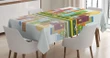 Skyline Of Nevada City 3d Printed Tablecloth Home Decoration