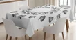 Gothic Skulls Butterfly 3d Printed Tablecloth Home Decoration