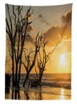 Sunrise At Beach Trees 3d Printed Tablecloth Home Decoration
