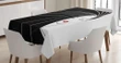 Extra Long Straight Hair 3d Printed Tablecloth Home Decoration
