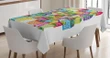 Tall Buildings Apartments 3d Printed Tablecloth Home Decoration