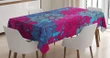 Hippie Floral 3d Printed Tablecloth Home Decoration