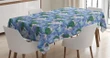 Repeating Exotic Botany 3d Printed Tablecloth Home Decoration