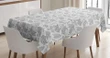 Grunge Sketchy Grey Beans 3d Printed Tablecloth Home Decoration
