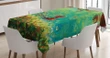 Painting Of A Forest Scene 3d Printed Tablecloth Home Decoration