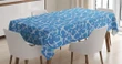 Hand Drawn Sea Anchor 3d Printed Tablecloth Home Decoration