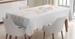Sunbeds And Umbrella 3d Printed Tablecloth Home Decoration