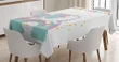 Horse With Rainbow 3d Printed Tablecloth Home Decoration