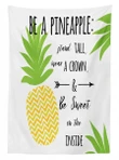 Be A Pineapple Phrase 3d Printed Tablecloth Home Decoration