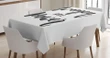 Funky Text Calligraphy 3d Printed Tablecloth Home Decoration