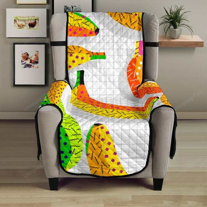 Banana Geometric Pattern Chair Cover Protector