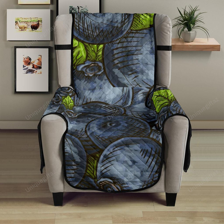 Blueberry Pattern Chair Cover Protector