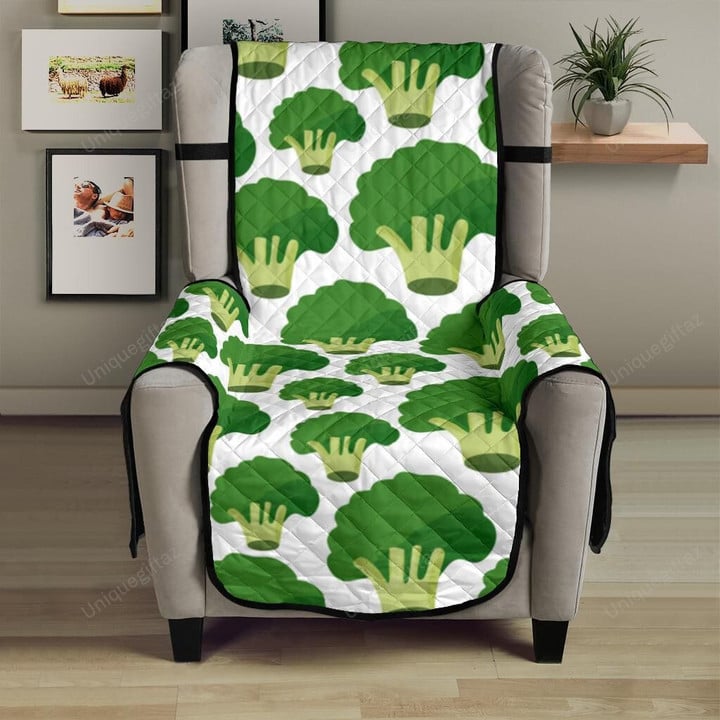 Broccoli Pattern Background Chair Cover Protector