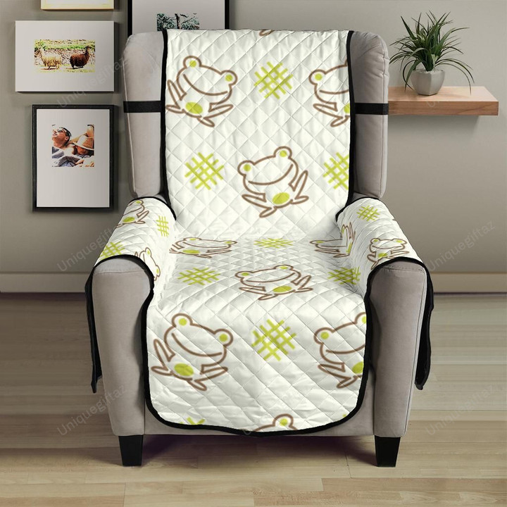 Cute Cartoon Frog Baby Pattern Chair Cover Protector