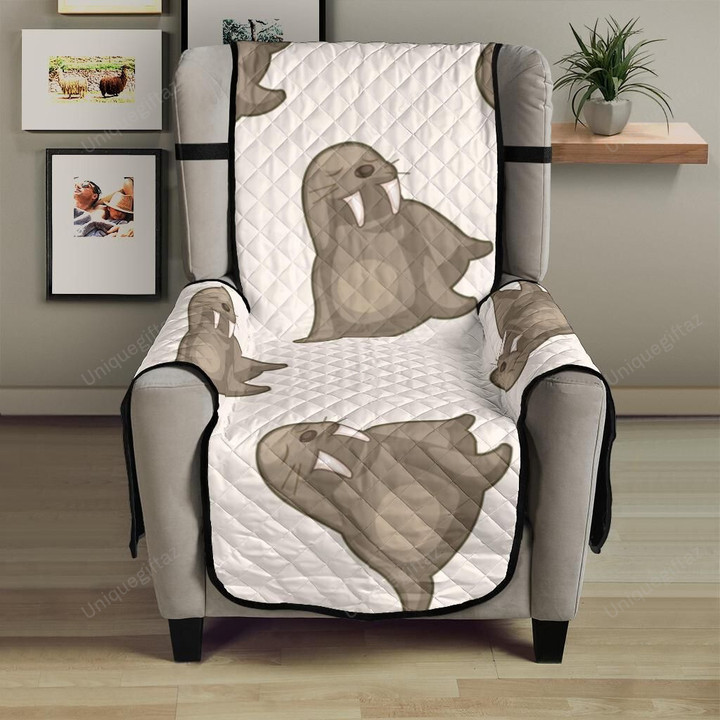Sea Lion Pattern Chair Cover Protector