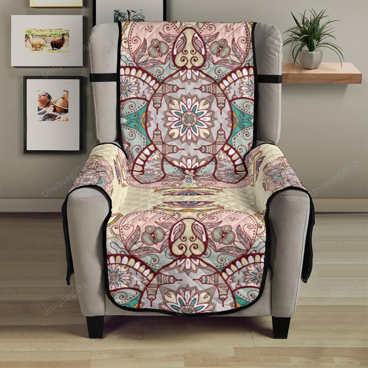 Sea Turtle Tribal Pattern Chair Cover Protector