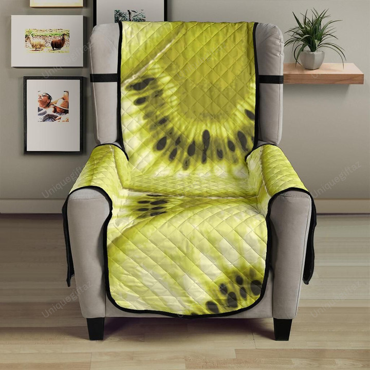 Sliced Kiwi Pattern Chair Cover Protector