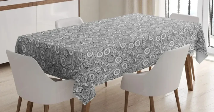 Retro Natural Petals 3d Printed Tablecloth Home Decoration