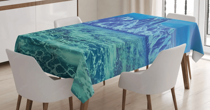 Arctic Landscape Scene 3d Printed Tablecloth Home Decoration