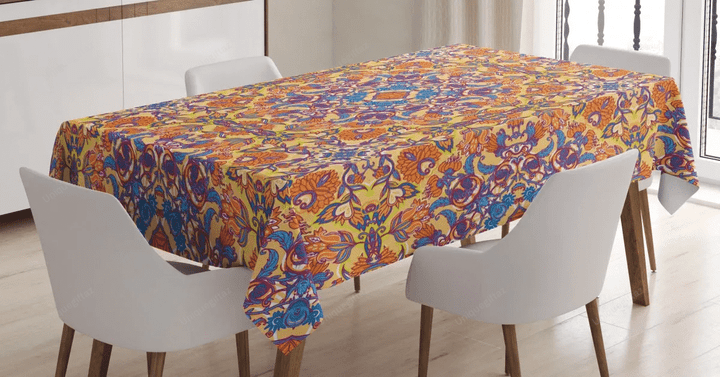 Floral East 3d Printed Tablecloth Home Decoration