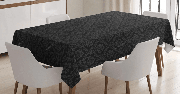 Damask Pattern Art 3d Printed Tablecloth Home Decoration