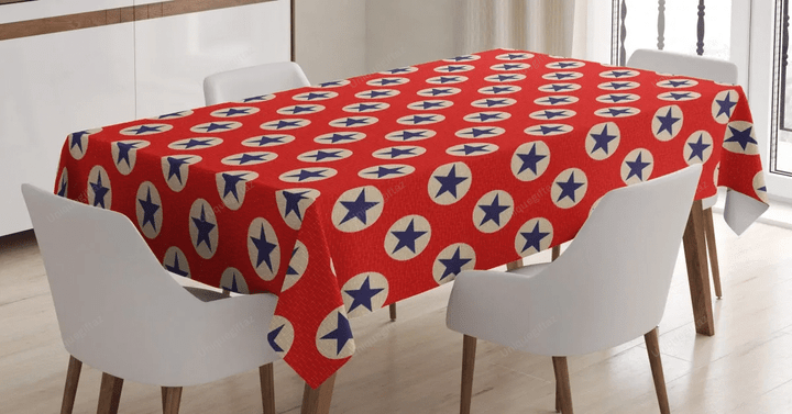 Stars Dots 3d Printed Tablecloth Home Decoration