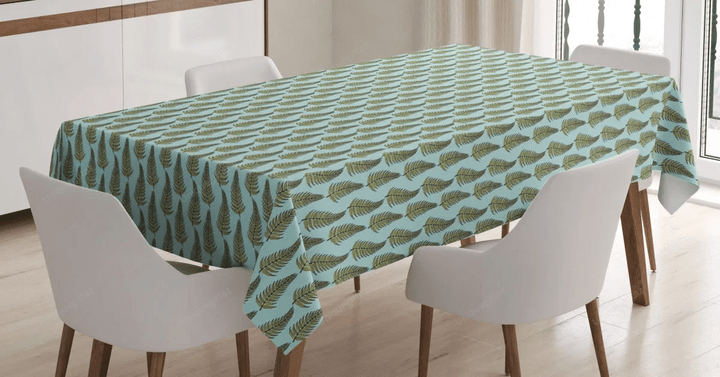Curved Abstract Nature Foliage 3d Printed Tablecloth Home Decoration
