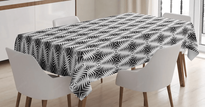 Modern Art Illusion Motif 3d Printed Tablecloth Home Decoration