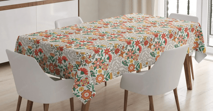Tulip Images 3d Printed Tablecloth Home Decoration