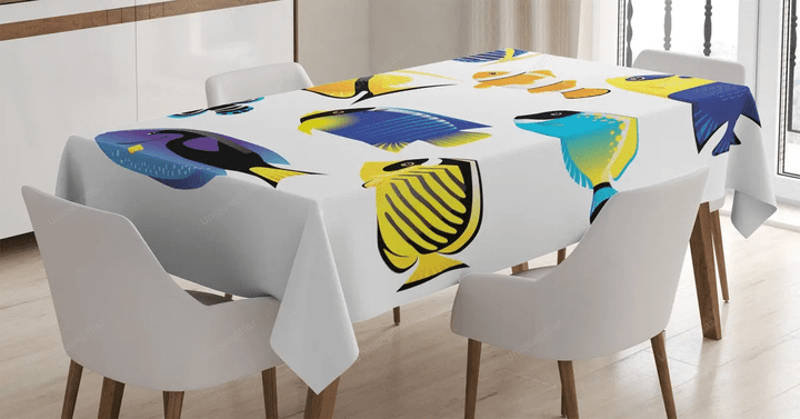 Cod Bonito Palette 3d Printed Tablecloth Home Decoration