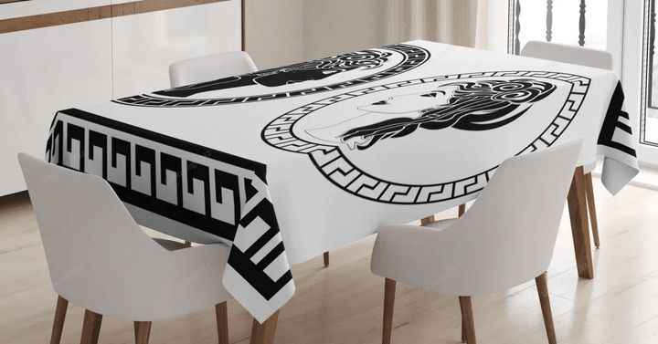 Aristocrat Women 3d Printed Tablecloth Home Decoration