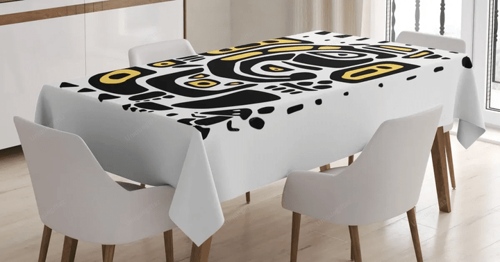 Oriental Yoga Pattern 3d Printed Tablecloth Home Decoration