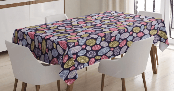 Geometric Formless Circles 3d Printed Tablecloth Home Decoration