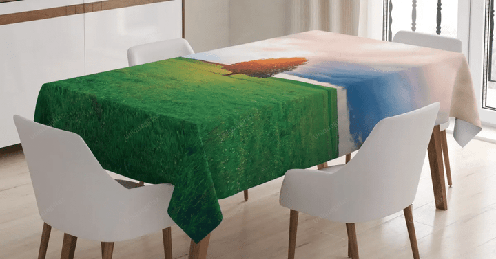 Idyllic Countryside 3d Printed Tablecloth Home Decoration