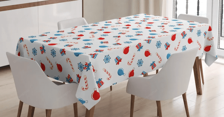 Xmas Cones Ornaments 3d Printed Tablecloth Home Decoration