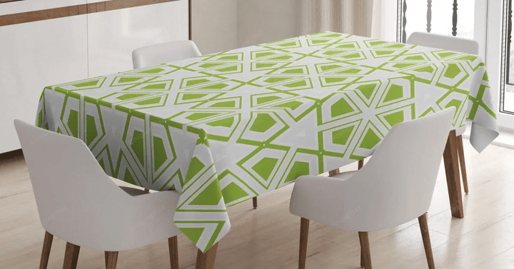 Polygons And Hexagons 3d Printed Tablecloth Home Decoration