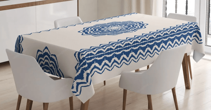 Oriental Zigzag Ethnic 3d Printed Tablecloth Home Decoration