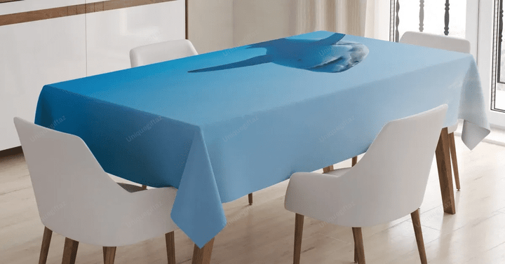 Fish In Ocean Swimming 3d Printed Tablecloth Home Decoration