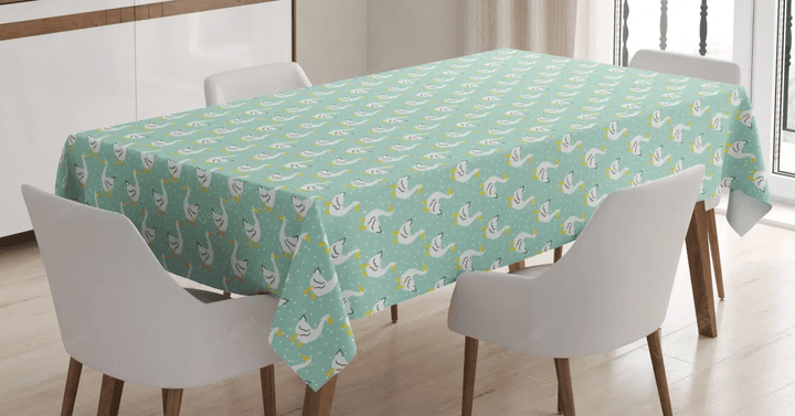 Goose Cartoon 3d Printed Tablecloth Home Decoration
