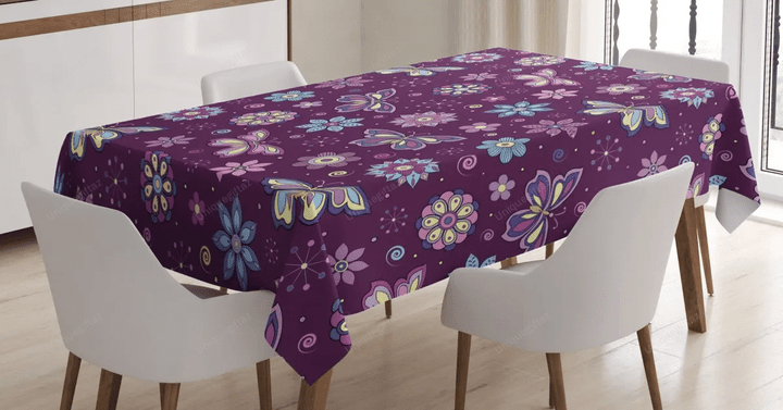 Vortex Shapes Design 3d Printed Tablecloth Home Decoration