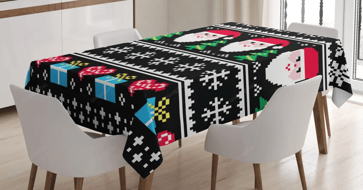 Nordic Retro Borders 3d Printed Tablecloth Home Decoration