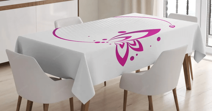 Simple Flower Branch Leaf 3d Printed Tablecloth Home Decoration