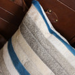 Cowhide Stitching Pillow