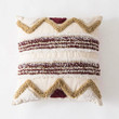 Luxury Moroccan Embroidered Tufted Tassel Pillow