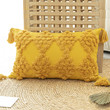 Tufted Moroccan Throw Pillow With Tassels