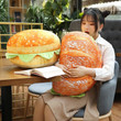 Large 3D Simulation Burger Plush Pillow Sofa
