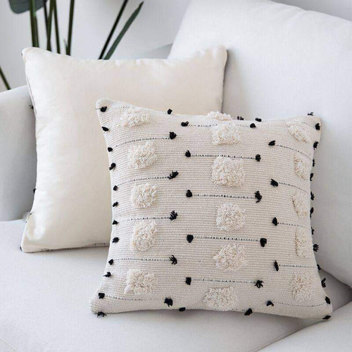 Cotton Linen Moroccan throw Pillow case