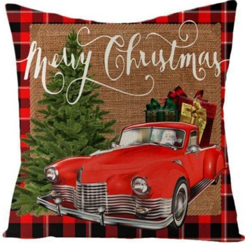 Plaid Christmas Pillows for Couch