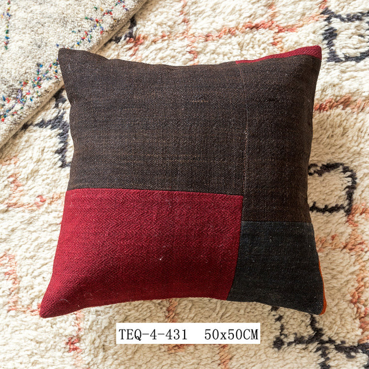 Handmade Wool Woven Pillow.